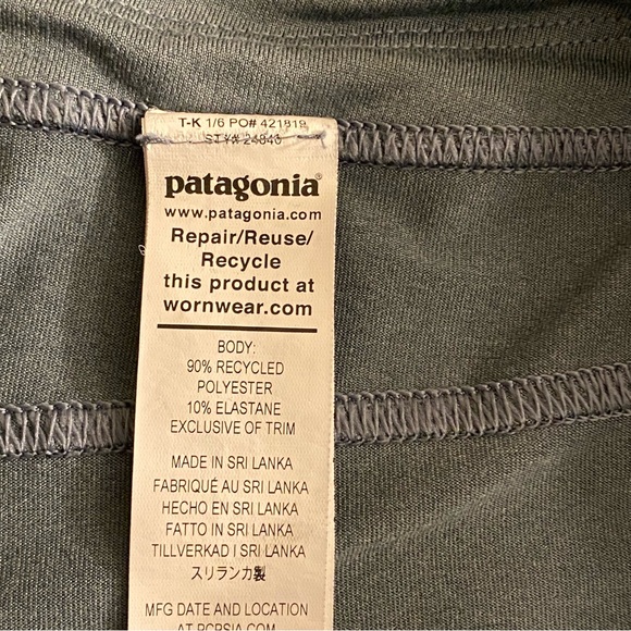 Patagonia Women’s Size Large Stretch Drawstring Joggers Terrebonne Hiking Pants - Picture 3 of 11